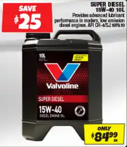 Autobarn Valvoline Super Diesel 15W-40 Diesel Engine Oil offer