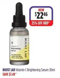Wizard Pharmacy Boost Lab Vitamin C Brightening Serum offer