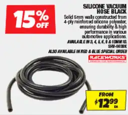 Autobarn Silicone Vacuum Hose Black offer