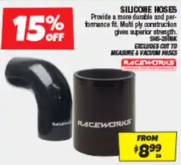 Autobarn Silicone hoses Raceworks offer