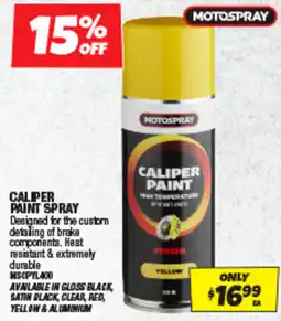 Autobarn Motospray Caliper Paint Spray offer