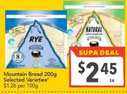 Supa Valu Mountain Bread offer