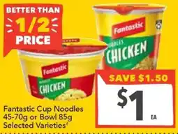 Supa Valu Fantastic Cup Noodles offer