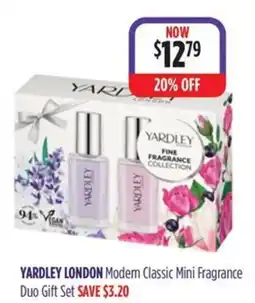 Wizard Pharmacy Yardley London Modern Classic Mini Fragrance Duo Gift Set offer