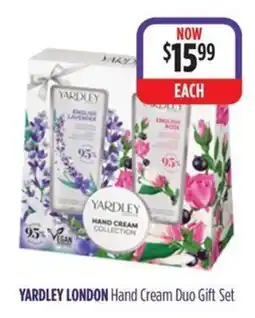 Wizard Pharmacy Yardley London Hand Cream Duo Gift Set offer