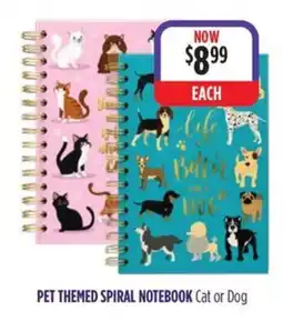 Wizard Pharmacy Pet Themed Spiral Notebook Cat or Dog offer