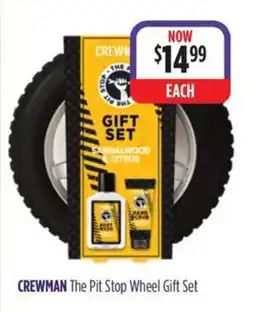 Wizard Pharmacy CREWMAN The Pit Stop Wheel Gift Set offer