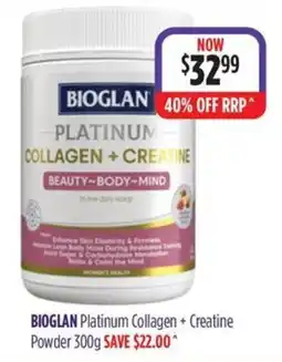 Wizard Pharmacy Bioglan Platinum Collagen + Creatine offer