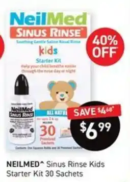 Chemist King NeilMed Sinus Rinse Kids Starter Kit offer