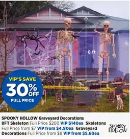 Spotlight Spooky Hollow Graveyard Decorations offer