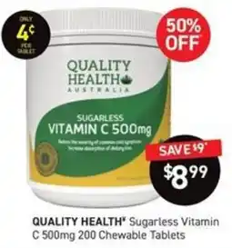 Chemist King Quality Health Sugarless Vitamin C 500mg offer