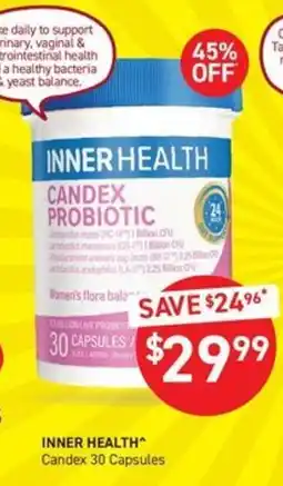 Chemist King Inner Health Candex Probiotic offer