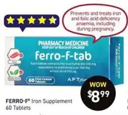 Chemist King Ferro-F Iron Supplement offer