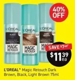 Chemist King L'OREAL Magic Retouch Dark Brown, Black, Light Brown offer