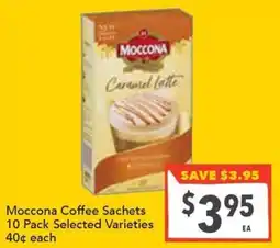 Supa Valu Moccona Coffee Sachets offer
