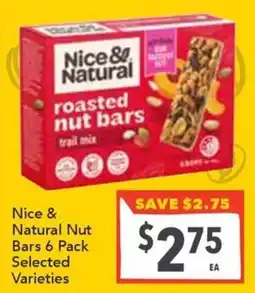 Supa Valu Nice & Natural Nut Bars offer