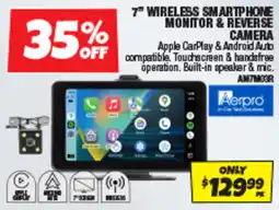 Autobarn 7" Wireless Smartphone Monitor & Reverse Camera offer