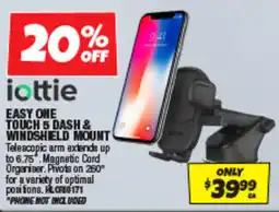 Autobarn iottie Easy One Touch 5 Dash & Windshield Mount offer