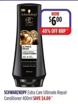Wizard Pharmacy Schwarzkopf Extra Care Ultimate Repair Conditioner offer