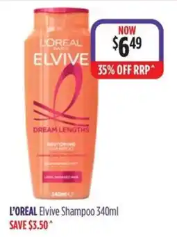 Wizard Pharmacy L'ORÉAL Elvive Shampoo offer