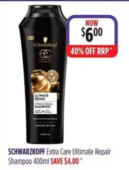 Wizard Pharmacy Schwarzkopf Extra Care Ultimate Repair Shampoo offer