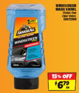 Autobarn Armor All Ultra Shine Windscreen Wash offer