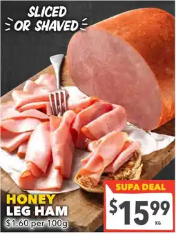 Supa Valu Honey Leg Ham offer
