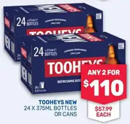 Bottlemart Tooheys New offer