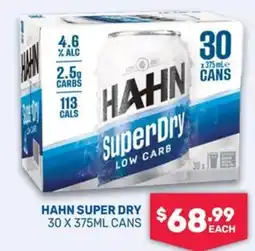 Bottlemart Hahn Super Dry offer