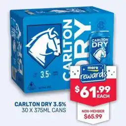 Bottlemart Carlton Dry 3.5% offer