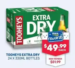 Bottlemart Tooheys Extra Dry offer
