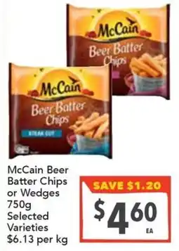 Supa Valu McCain Beer Batter Chips offer