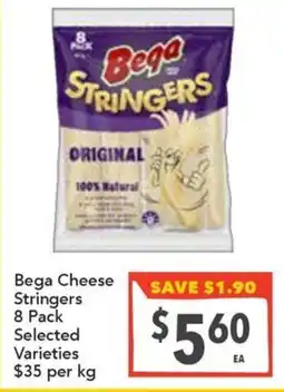 Supa Valu Bega Cheese Stringers offer