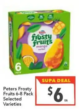 Supa Valu Peters Frosty Fruits offer