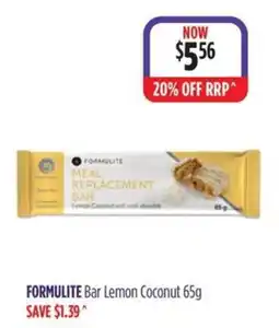 Wizard Pharmacy Formulite Bar Lemon Coconut offer