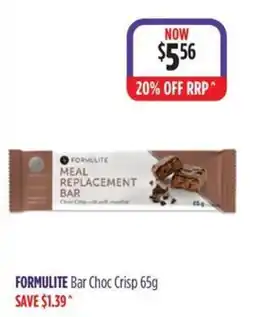 Wizard Pharmacy Formulite Bar Choc Crisp offer