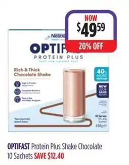 Wizard Pharmacy Optifast Protein Plus Shake Chocolate offer