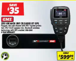 Autobarn GME XRS 5W 80CH UHF CB RADIO BT GPS offer