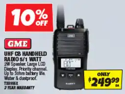 Autobarn GME UHF CB Handheld Radio offer