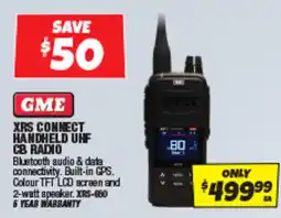 Autobarn GME XRS Connect Handheld UHF CB Radio offer