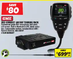 Autobarn GME XRS CONNECT 5W UHF TOURING PACK offer