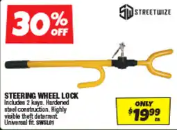 Autobarn Streetwize Steering Wheel Lock offer