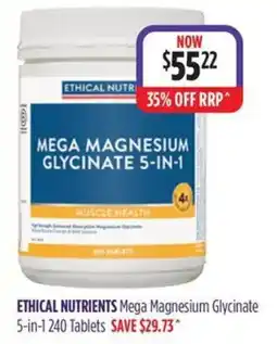 Wizard Pharmacy Ethical Nutrients Mega Magnesium Glycinate 5-in-1 offer