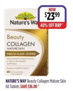 Wizard Pharmacy Nature's Way Beauty Collagen Mature Skin offer