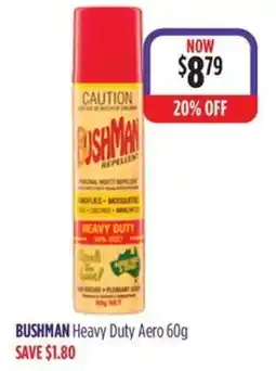 Wizard Pharmacy Bushman Heavy Duty Aero offer