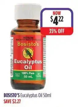 Wizard Pharmacy Bosisto's Eucalyptus Oil offer