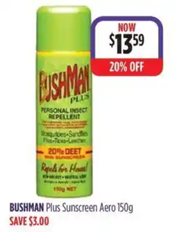 Wizard Pharmacy Bushman Plus Sunscreen Aero offer