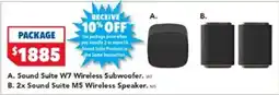 Harvey Norman LG Sound Suite W7 Wireless Subwoofer offer