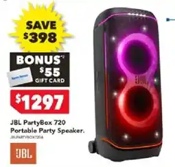 Harvey Norman JBL PartyBox 720 Portable Party Speaker offer