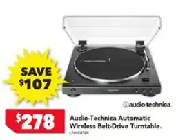 Harvey Norman Audio-Technica Automatic Wireless Belt-Drive Turntable offer